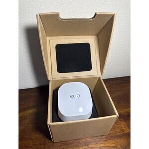 Eero 6 Dual Band Mesh Router Model N010001 White With Power Cord